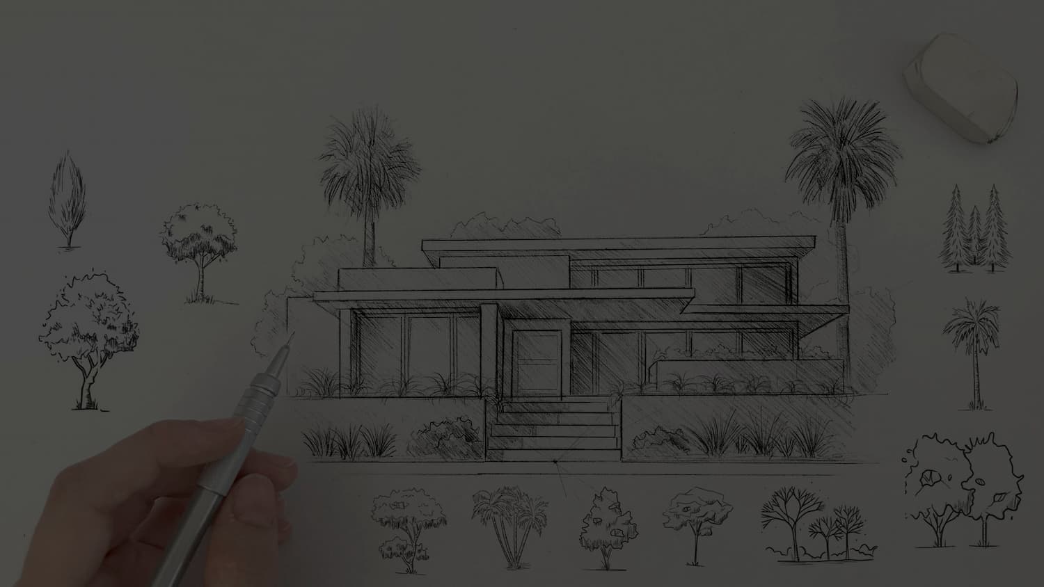 Drawing Trees on your Architectural Sketches